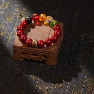 朱砂五路财神手链